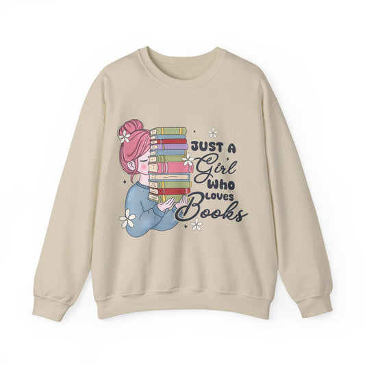 Just a Girl Who Loves Books Sweatshirt