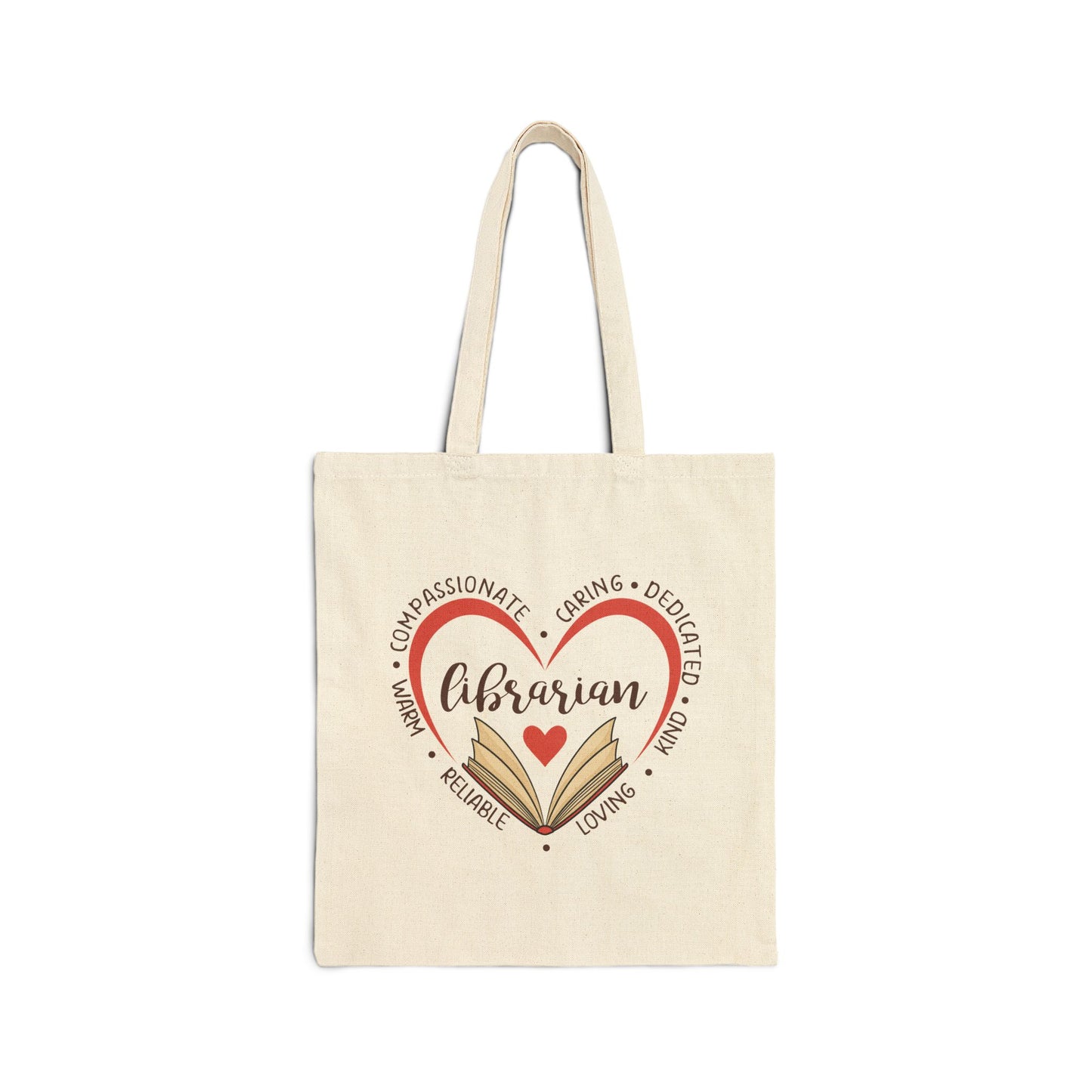 Librarian Heart  Tote