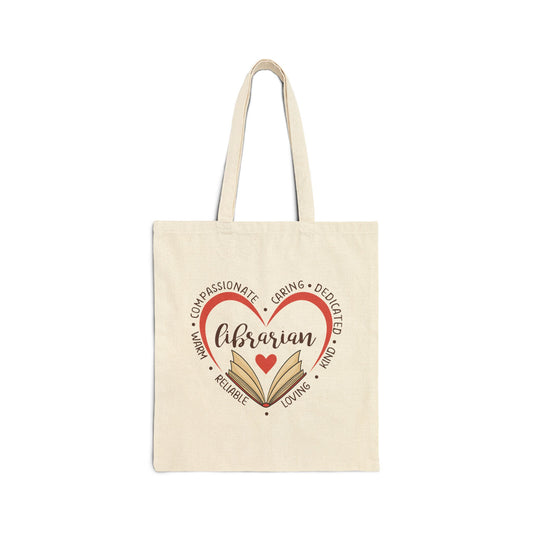 Librarian Heart  Tote