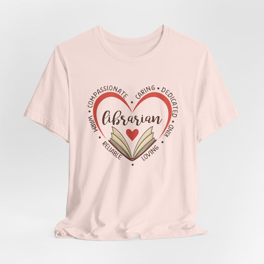 Librarian Heart T-Shirt