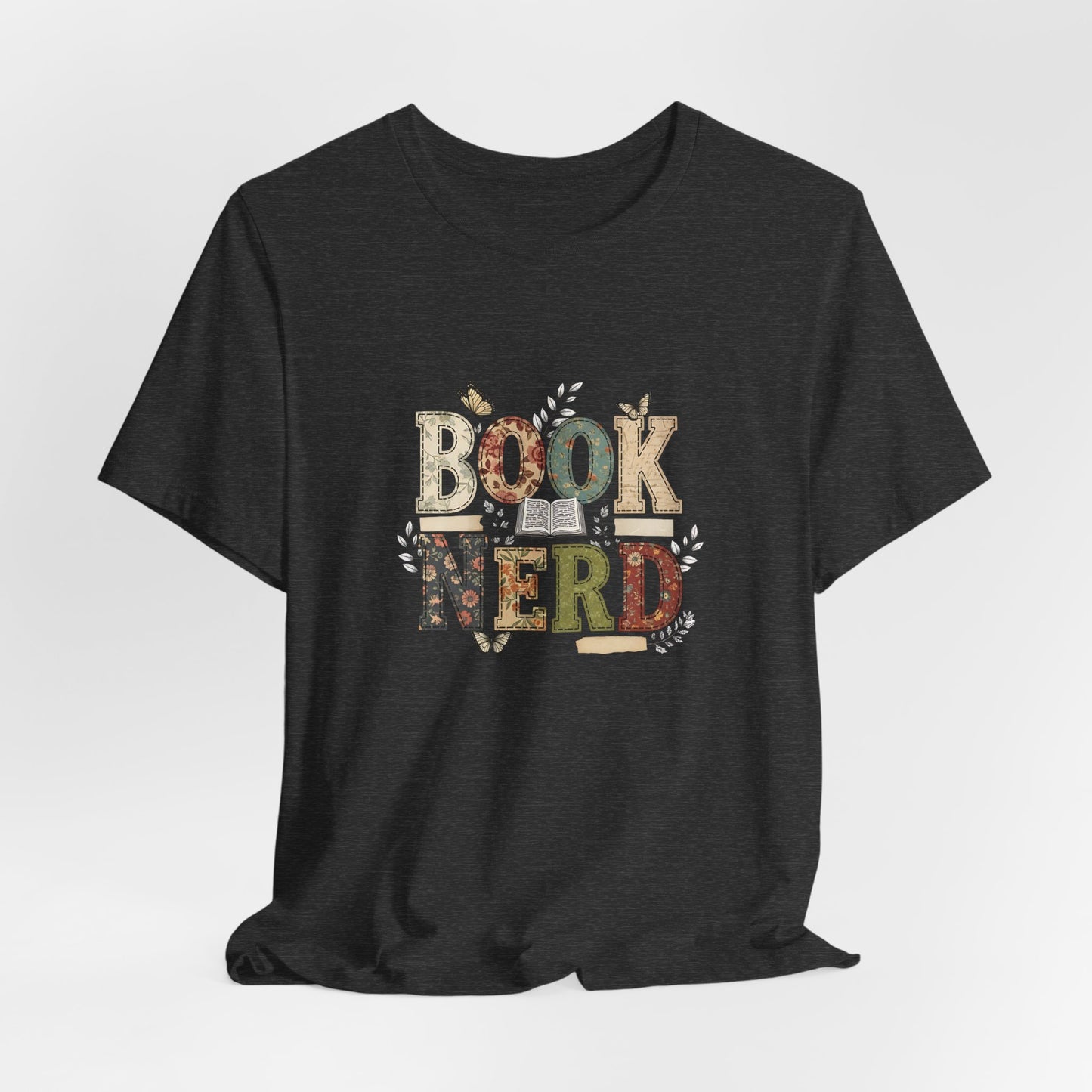 Book Nerd Patch Reading Tee