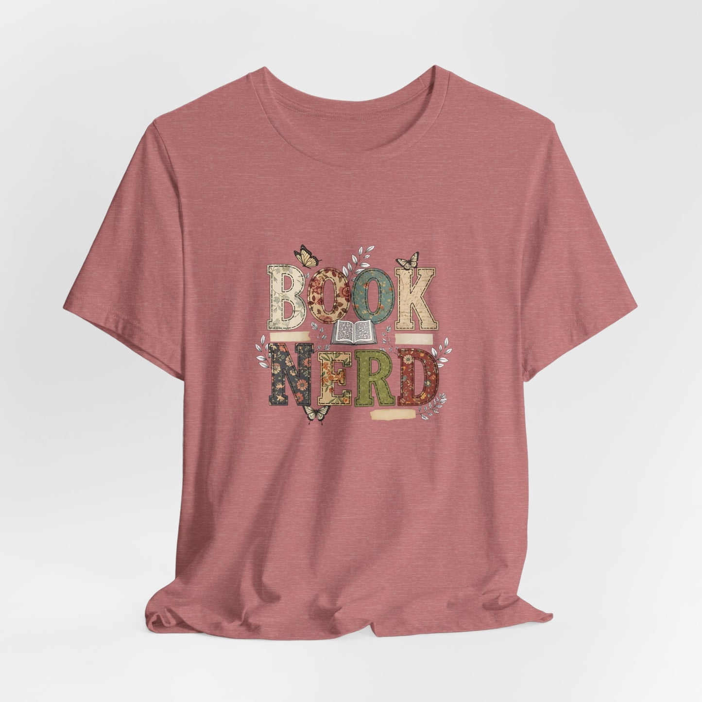 Book Nerd Patch Reading Tee