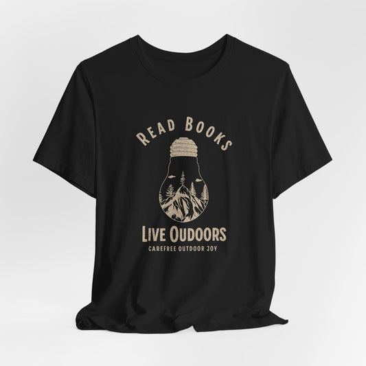 Read Book, Live Outdoors Tee