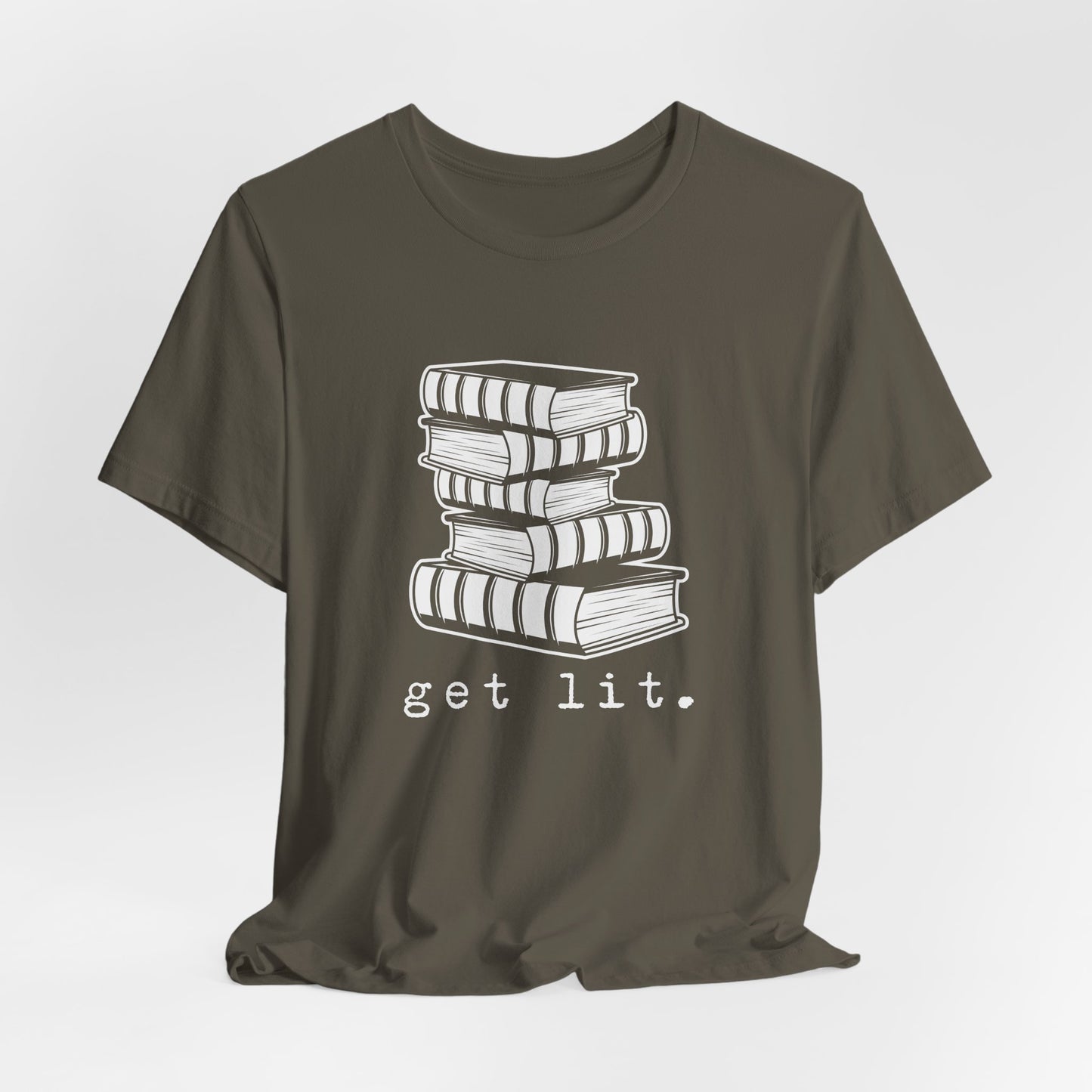 Get Lit Book Stack Tee