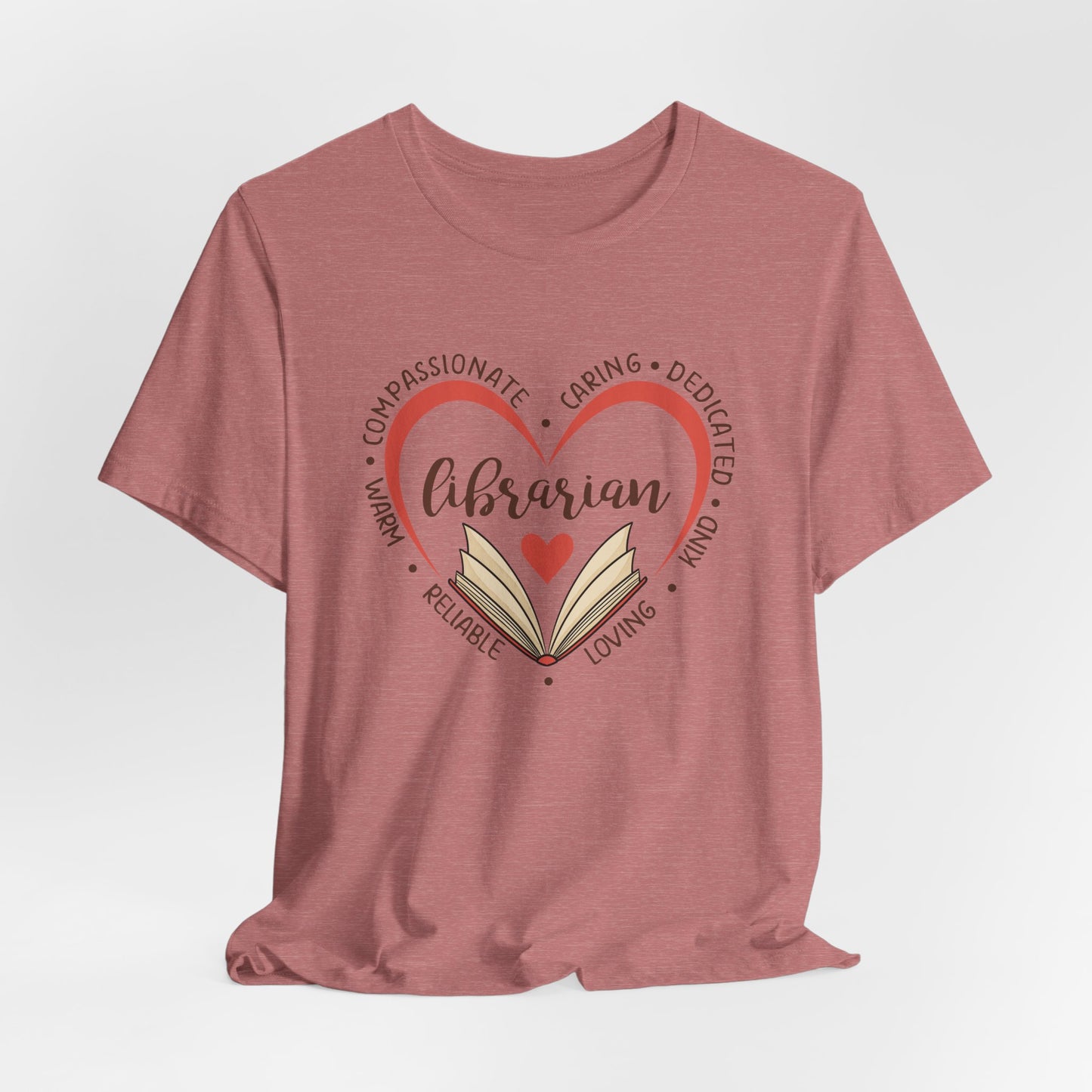Librarian Heart T-Shirt