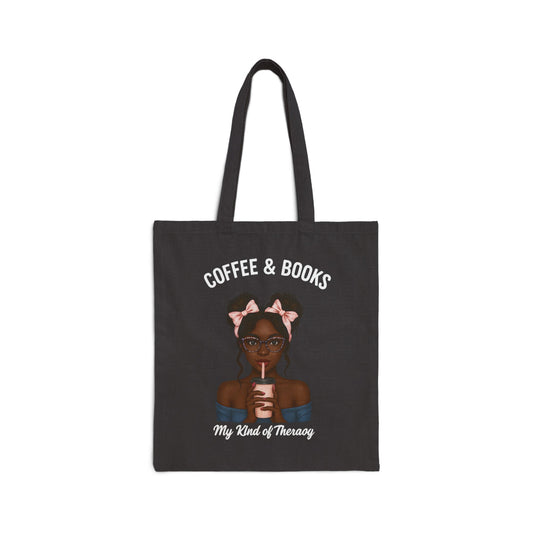 Coffee & Books: My Kind of Therapy Tote