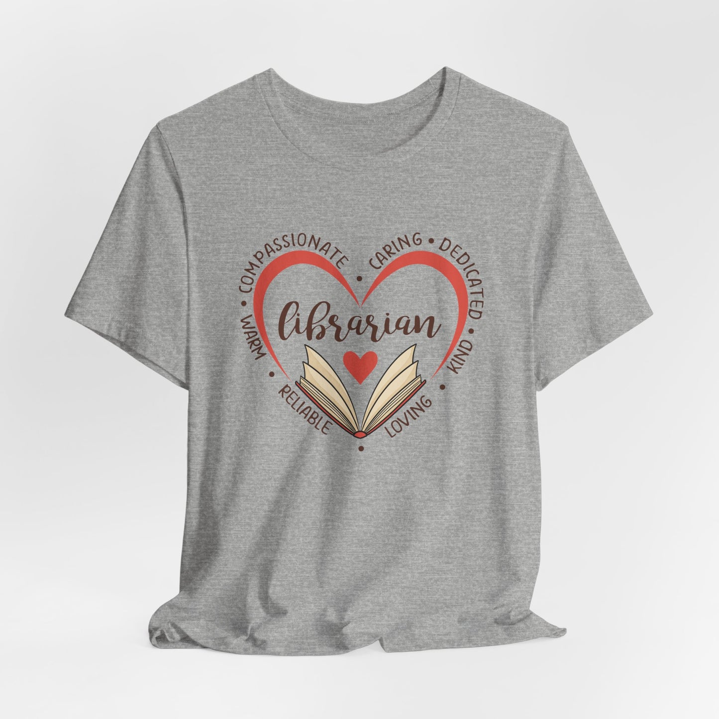 Librarian Heart T-Shirt