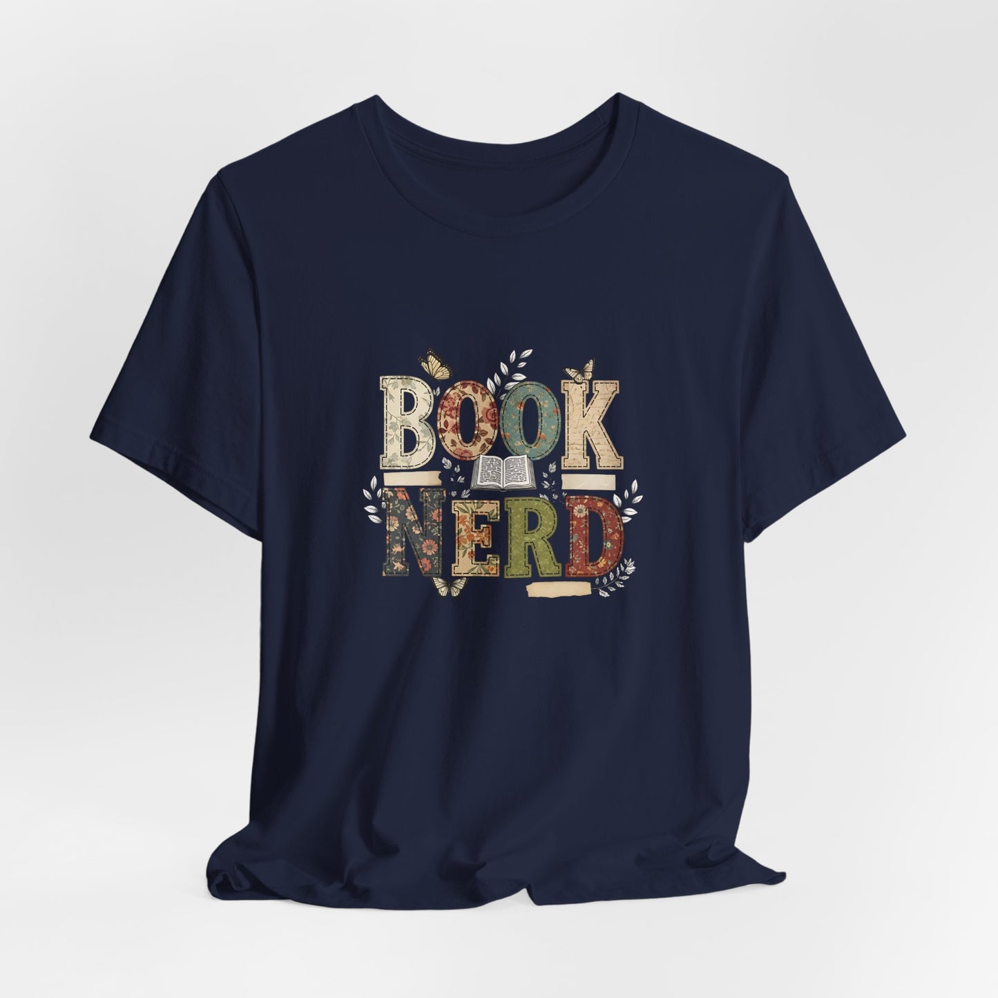 Book Nerd Patch Reading Tee