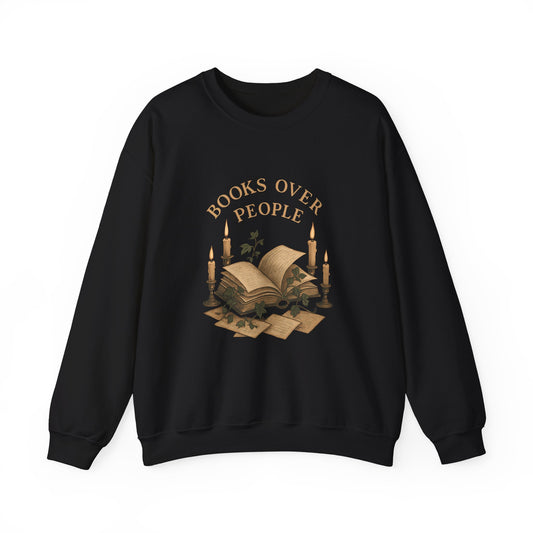 Books Over People Crewneck Sweatshirt
