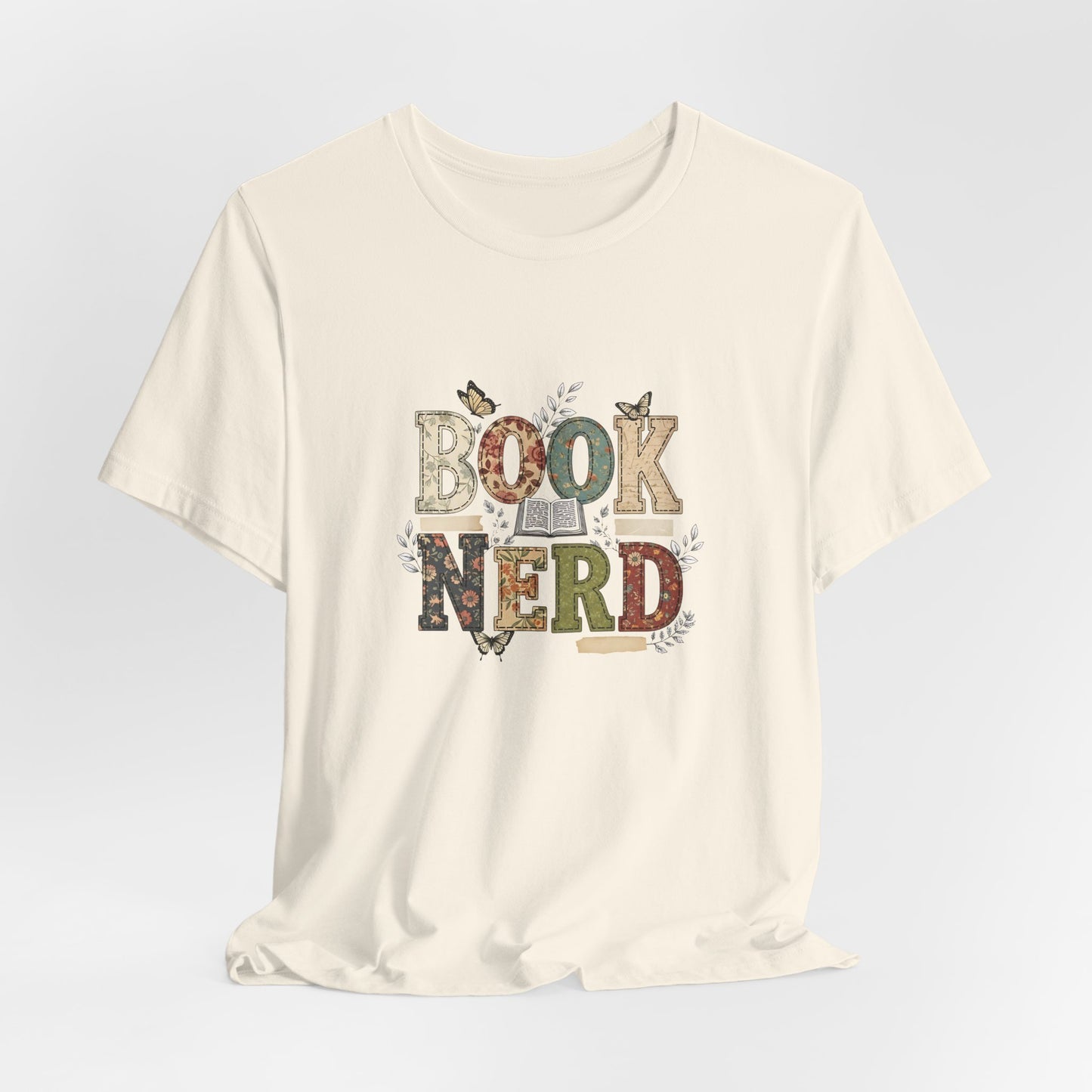 Book Nerd Patch Reading Tee