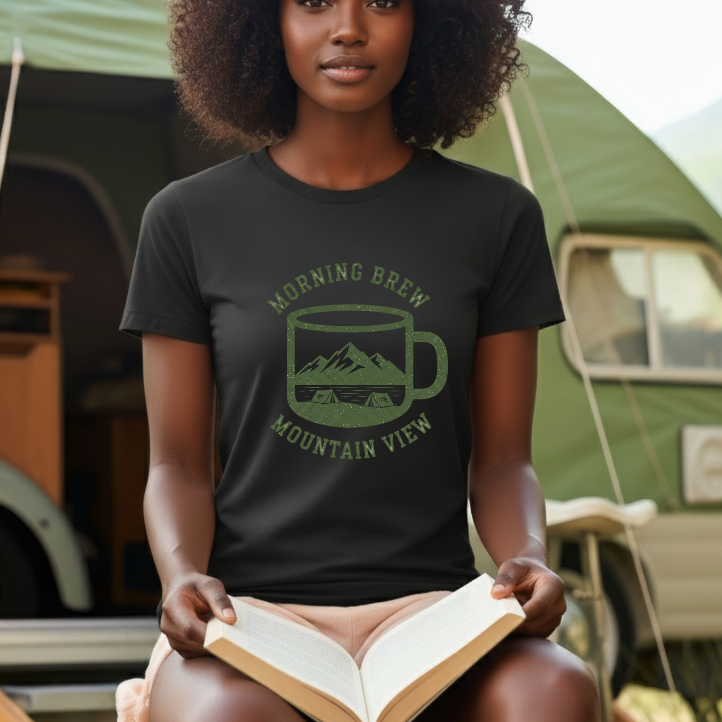 Morning Brew Mountain View Tee